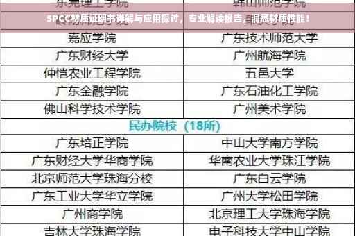 SPCC材质证明书详解与应用探讨，专业解读报告，洞悉材质性能！