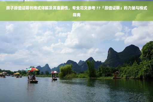 房子原值证明书格式详解及其重要性，专业范文参考 ??「原值证明」的力量与格式指南