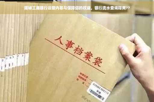 揭秘工商银行运营内幕与保障你的权益，银行流水查询指南??