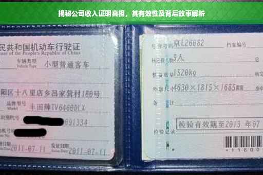 揭秘公司收入证明真相，其有效性及背后故事解析