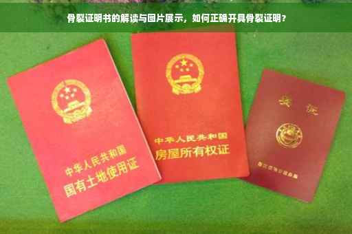 骨裂证明书的解读与图片展示，如何正确开具骨裂证明？