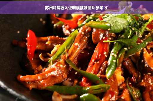 苏州购房收入证明模板及图片参考 ?✨