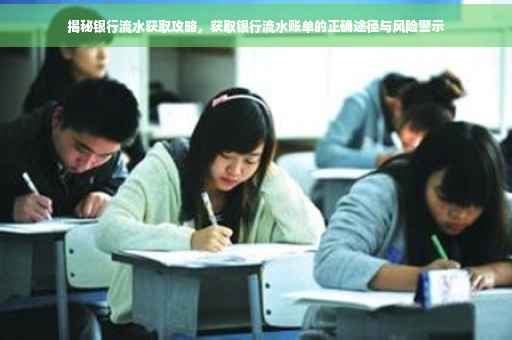 揭秘银行流水获取攻略，获取银行流水账单的正确途径与风险警示