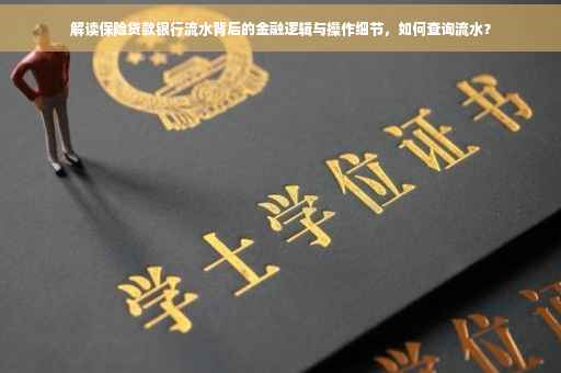 解读保险贷款银行流水背后的金融逻辑与操作细节，如何查询流水？