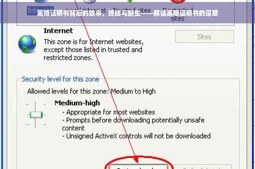 离婚证明书背后的故事，终结与新生——解读离婚证明书的深意