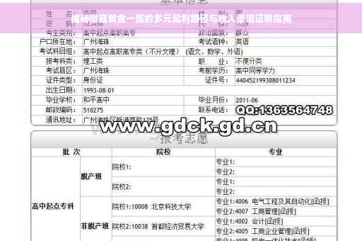 揭秘微商黄金一族的多元盈利路径与收入渠道证明指南