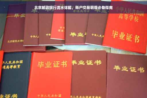 北京邮政银行流水详解，账户交易明细必备指南