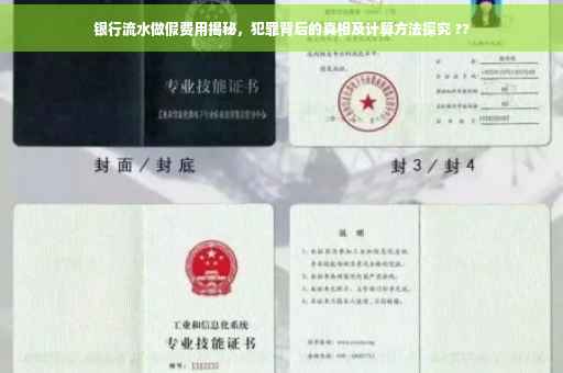 银行流水做假费用揭秘，犯罪背后的真相及计算方法探究 ??