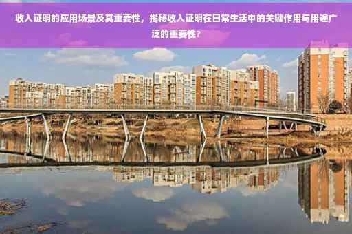收入证明的应用场景及其重要性，揭秘收入证明在日常生活中的关键作用与用途广泛的重要性?
