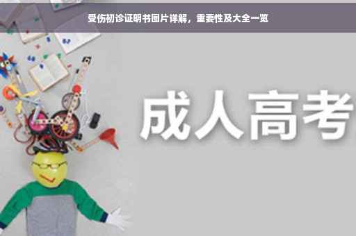 受伤初诊证明书图片详解，重要性及大全一览