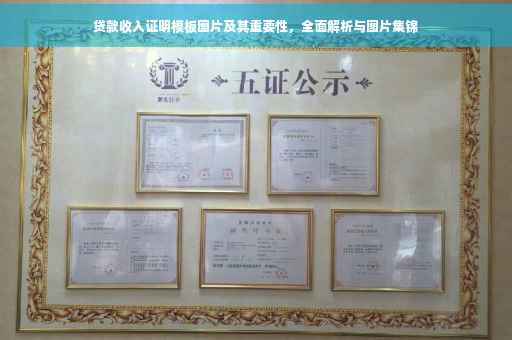 贷款收入证明模板图片及其重要性，全面解析与图片集锦