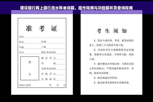 建设银行网上银行流水账单详解，操作指南与功能解析及查询指南