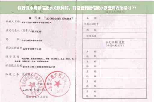 银行流水与微信流水关联详解，能否查到微信流水及查询方法探讨 ??