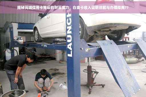 揭秘高端信用卡背后的财富实力，白金卡收入证明详解与办理指南??
