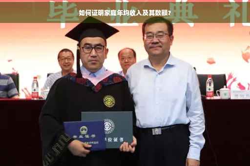 如何证明家庭年均收入及其数额？