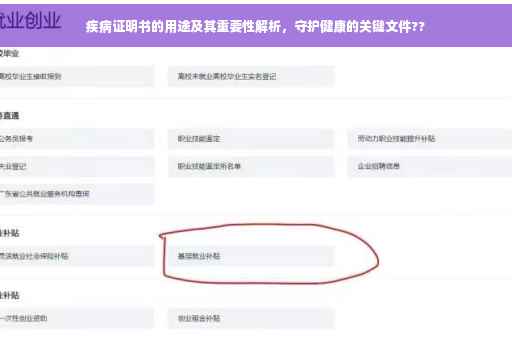疾病证明书的用途及其重要性解析，守护健康的关键文件??