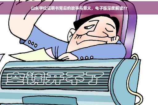 山东学位证明书背后的故事与意义，电子版深度解读??