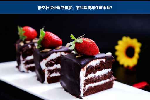 断交社保证明书详解，书写指南与注意事项?
