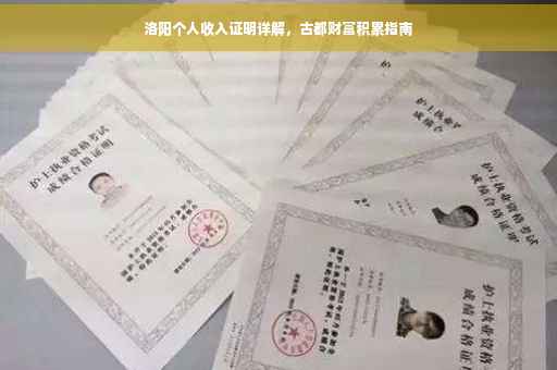 洛阳个人收入证明详解，古都财富积累指南