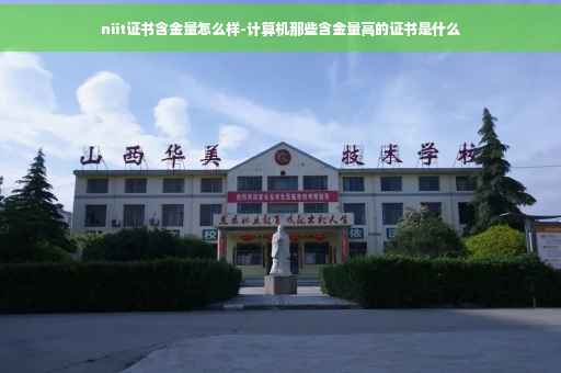 niit证书含金量怎么样-计算机那些含金量高的证书是什么 niit证书含金量怎么样-计算机那些含金量高的证书是什么