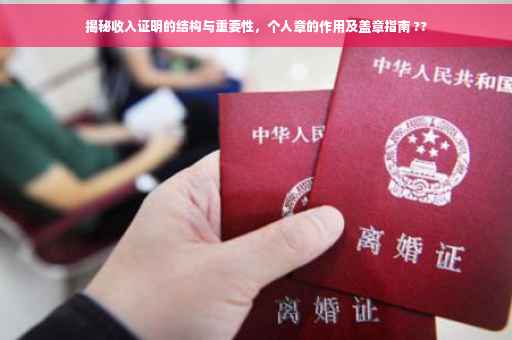 揭秘收入证明的结构与重要性，个人章的作用及盖章指南 ??