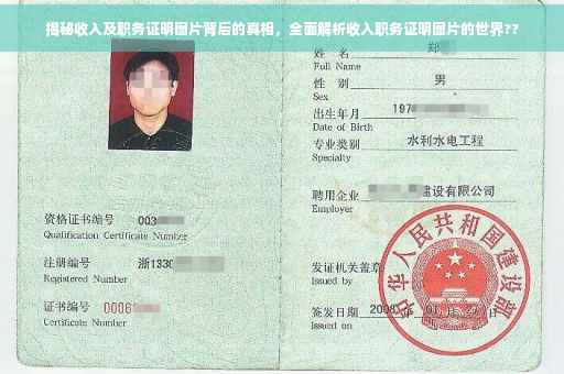 揭秘收入及职务证明图片背后的真相，全面解析收入职务证明图片的世界??
