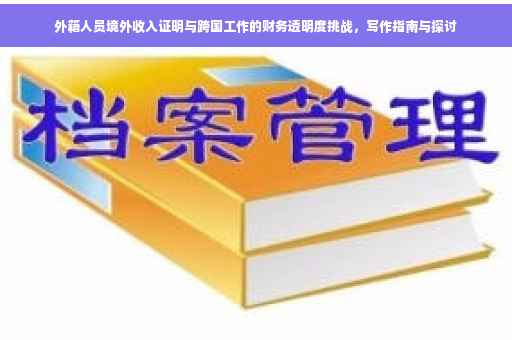 外籍人员境外收入证明与跨国工作的财务透明度挑战，写作指南与探讨