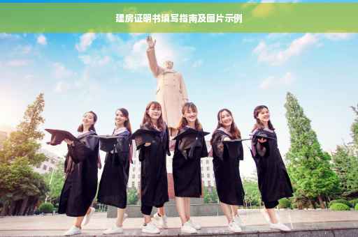 建房证明书填写指南及图片示例