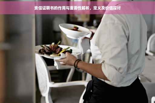 资信证明书的作用与重要性解析，定义及价值探讨