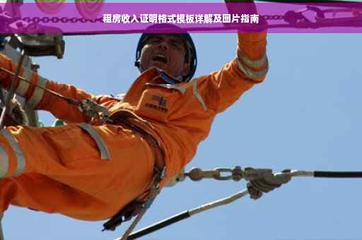 租房收入证明格式模板详解及图片指南