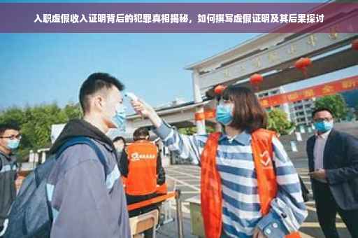 入职虚假收入证明背后的犯罪真相揭秘，如何撰写虚假证明及其后果探讨