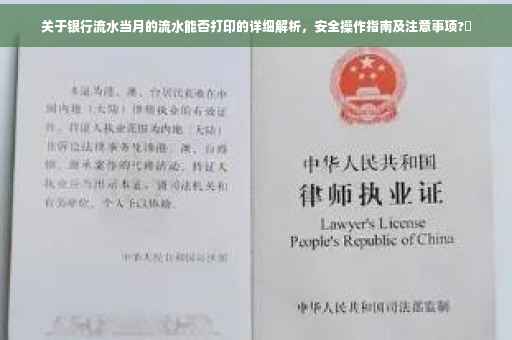 关于银行流水当月的流水能否打印的详细解析，安全操作指南及注意事项?✨