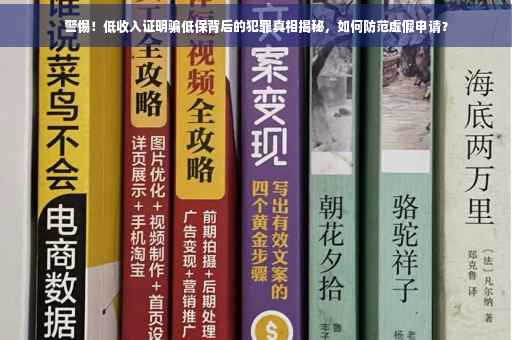 警惕！低收入证明骗低保背后的犯罪真相揭秘，如何防范虚假申请？