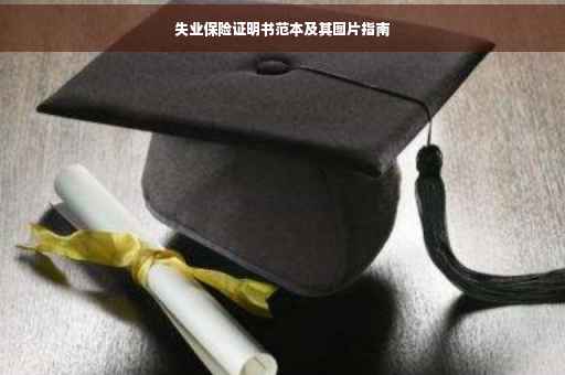 失业保险证明书范本及其图片指南