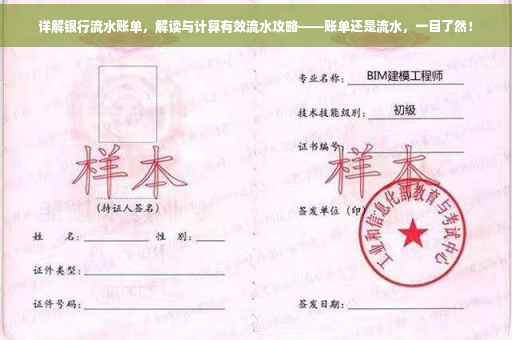 详解银行流水账单，解读与计算有效流水攻略——账单还是流水，一目了然！