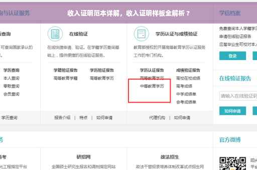 收入证明范本详解，收入证明样板全解析 ?