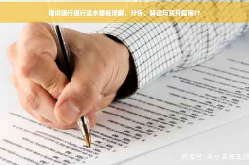 建设银行银行流水模板详解，分析、解读与实用指南??