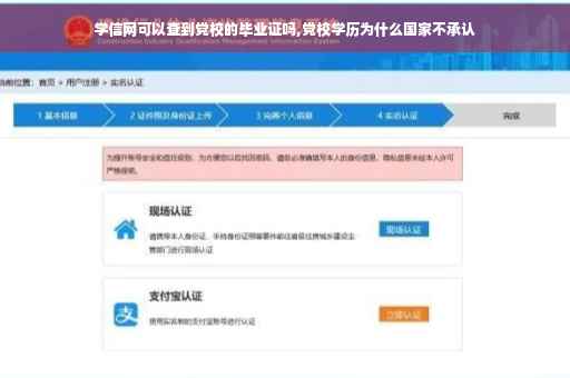 学信网可以查到党校的毕业证吗,党校学历为什么国家不承认