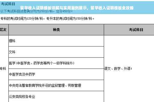 留学收入证明模板详解与实用案例展示，留学收入证明模板全攻略