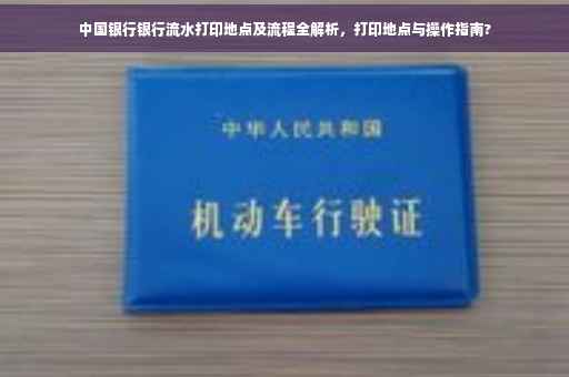 中国银行银行流水打印地点及流程全解析，打印地点与操作指南?