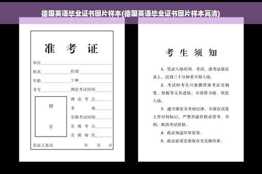 德国英语毕业证书图片样本(德国英语毕业证书图片样本高清)