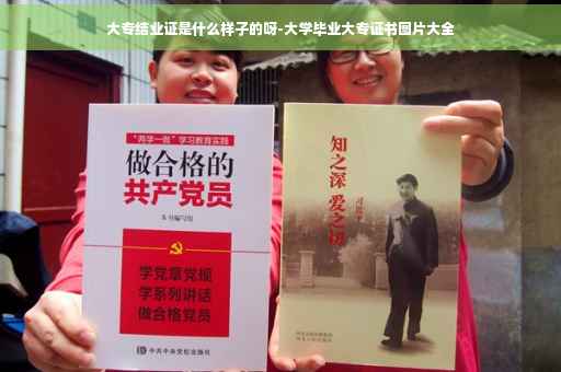 大专结业证是什么样子的呀-大学毕业大专证书图片大全
