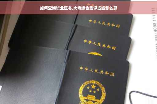 如何查询毕业证书,大专综合测评成绩怎么算