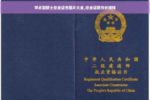 学术型硕士毕业证书图片大全,毕业证明书长啥样