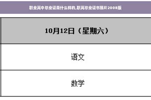 职业高中毕业证是什么样的,职高毕业证书图片2008版