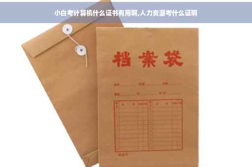 小白考计算机什么证书有用啊,人力资源考什么证啊