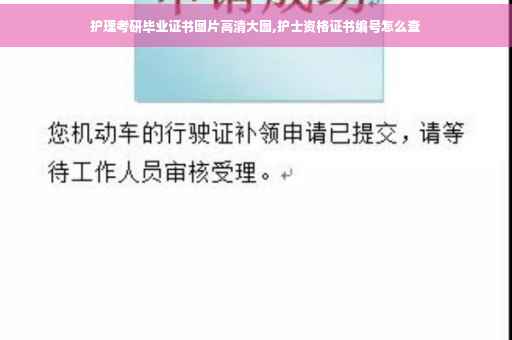 护理考研毕业证书图片高清大图,护士资格证书编号怎么查