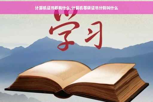 计算机证书都有什么,计算机等级证书分别叫什么
